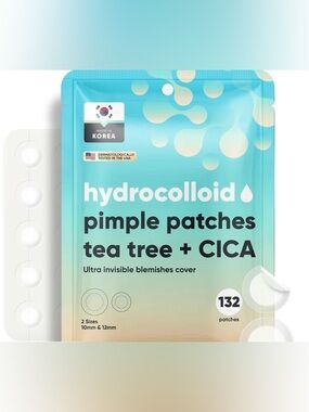 Hydrocolloid Pimple Patches Tea Tree + CICA